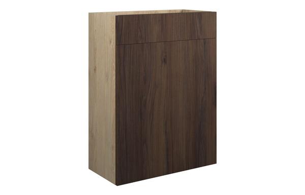 Eden 600mm Standard WC Unit - Warm Walnut (Oak Cab)